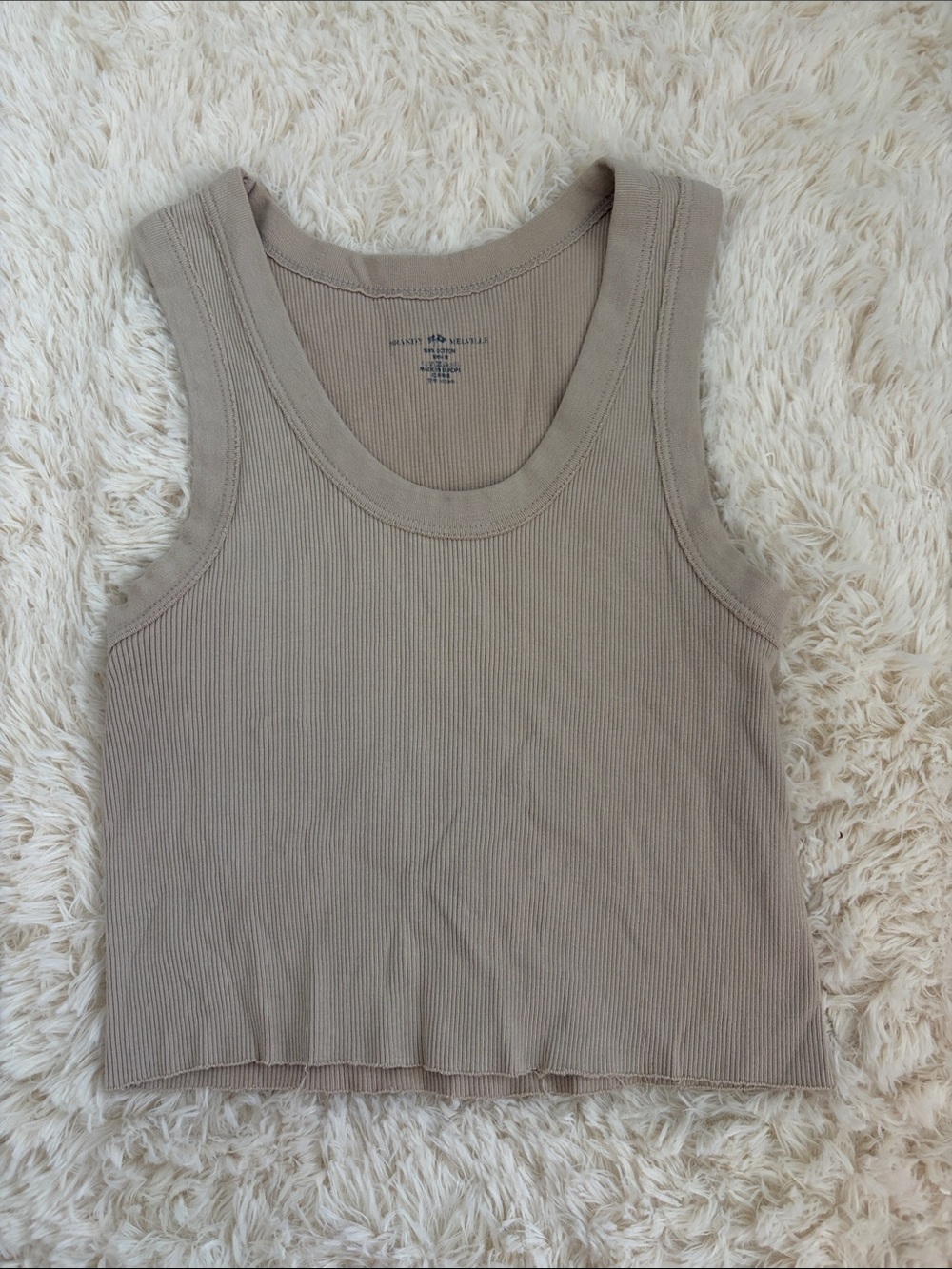 Brandy Melville Connor Tank Top - Sage/Grey -
